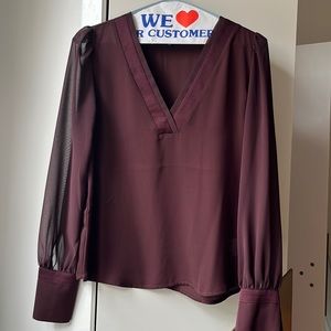 Express, New, Burgundy, XXS